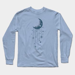Celestial Sun & Moon Shirt, Sun Moon Stars Tee, Mystical Tee, Moon and Stars, Bohemian Tshirt Long Sleeve T-Shirt